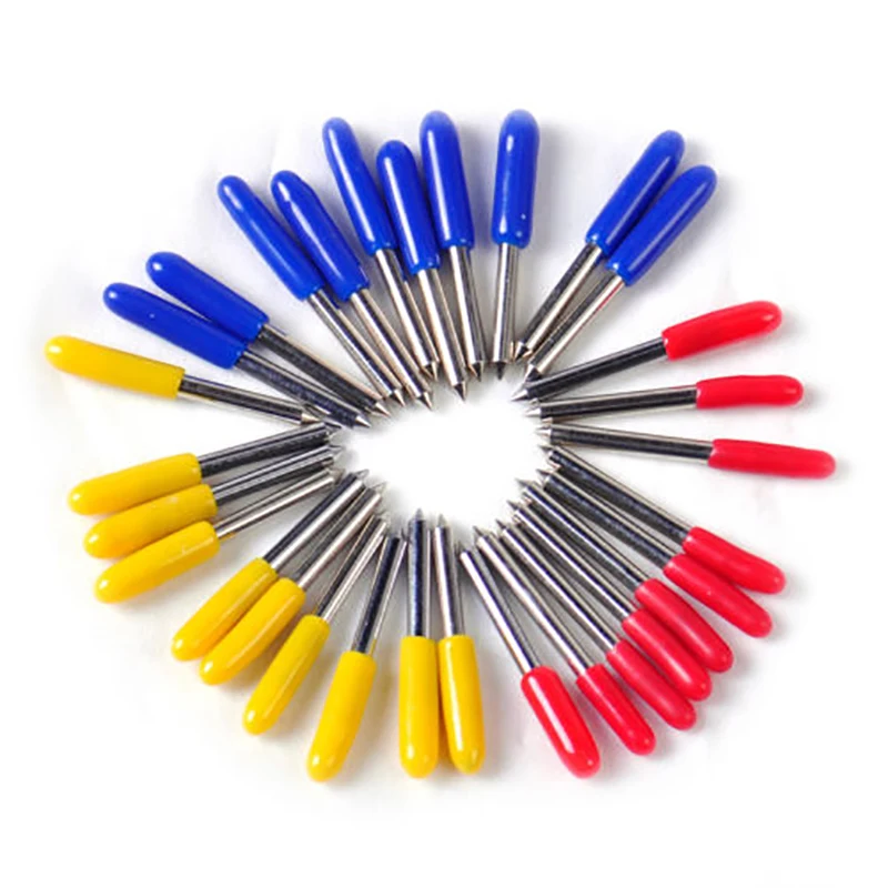 

New 30Pcs 30 45 60 Degree Roland Cutting Plotter Cutter Knife Blades Offset