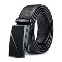 mens high quality automatic buckle belt geometric lines buckle bark texture business fashion casual jeans belt p83