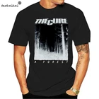 Футболка The Cure A Forest Tops, летняя футболка с коротким рукавом и круглым вырезом, Мужская уникальная крутая забавная хлопковая футболка