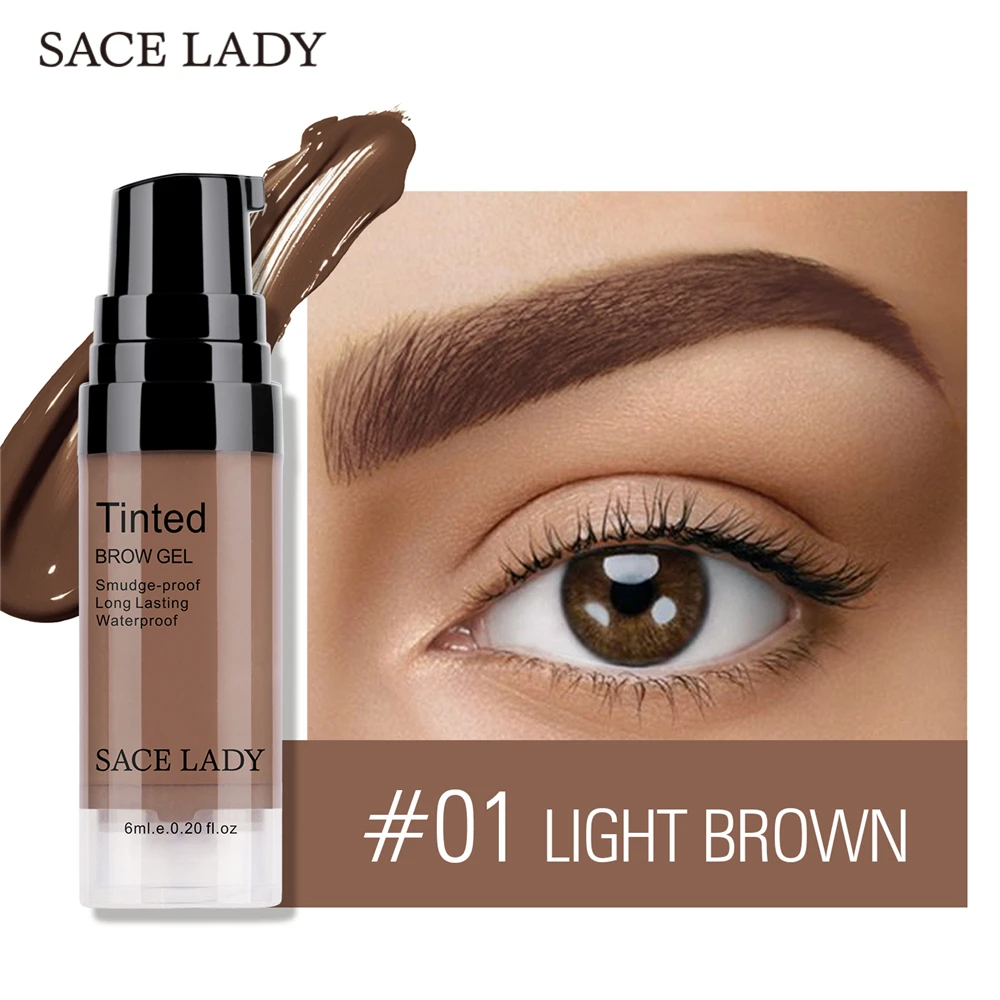 SACE LADY Купить получить 1 подарок 3 набор тентов для бровей водостойкая хна гель