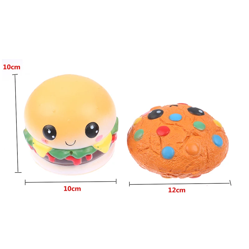 

Squishy Soft Hamburger Squishies Toy Slow Rising Squeeze Toys Scented Stress Reliever Toy Novelty Antistress Christma Gift