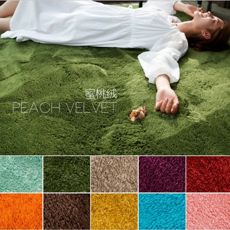 Современный домашний ковер для гостиной большой размер шелковая Толстая кровать