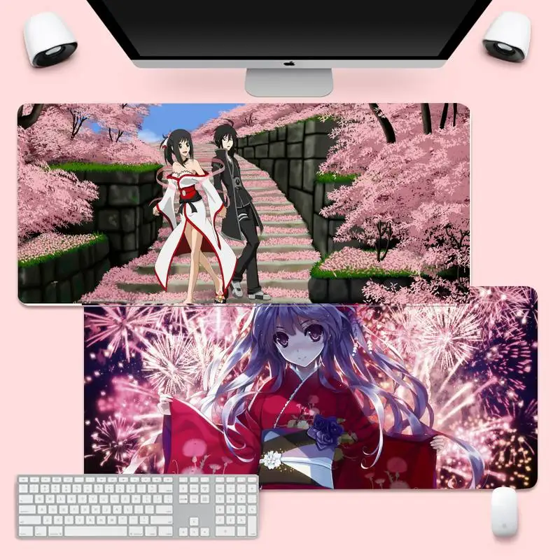 

Japan Anime Customized MousePads Computer Laptop Anime Mouse Mat XL Large Gamer Keyboard PC Desk Mat Computer Tablet Mouse Pad