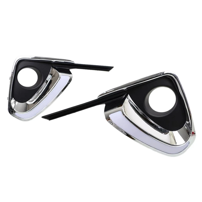 

2Pcs for Toyota Fortuner 2018 Daytime Running Light White and Yellow Dual Color LED Daytime Running Light Retrofit