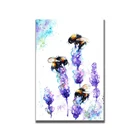Настенная живопись на холсте с изображением пчелы и лаванды, Северное растение, постеры с животными, для спальни, гостиной, украшение для дома