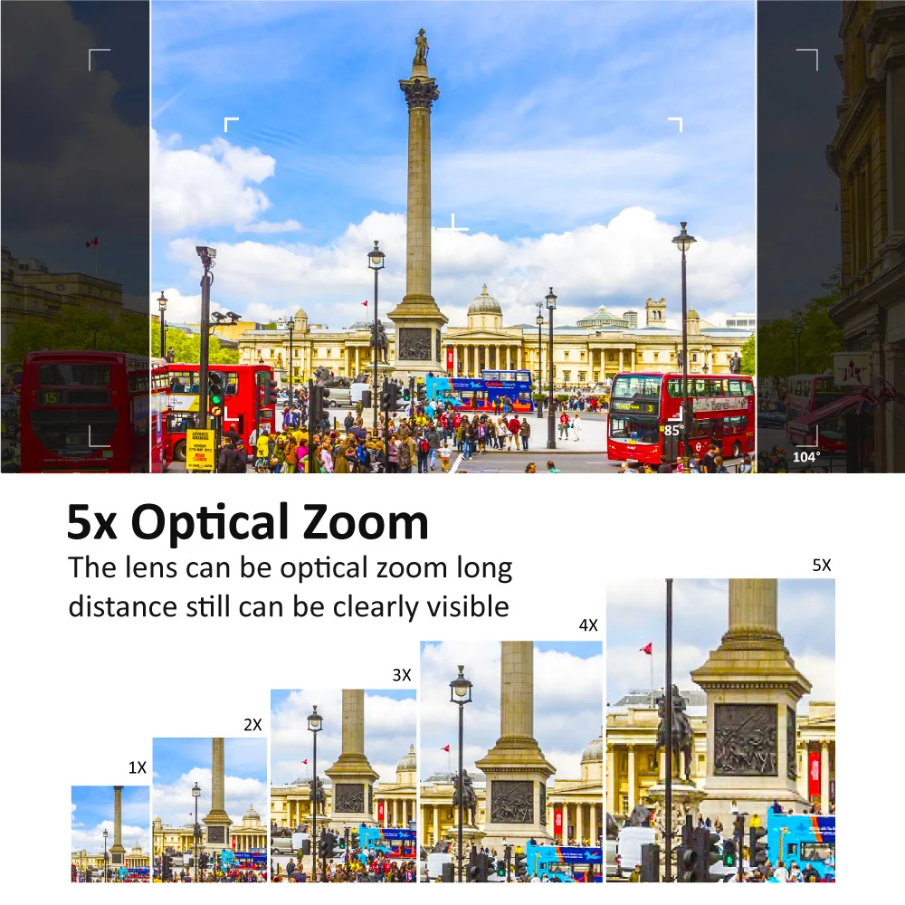 Наружная купольная камера 5X Zoom 1080P WiFi камера PTZ домашняя камера видеонаблюдения погодоустойчивая камера Обнаружение движения двустороннее аудио