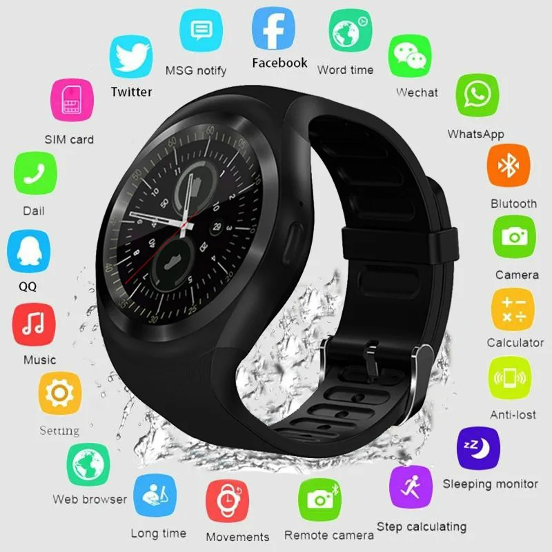 2019 Bluetooth Смарт часы для мужчин и женщин Relogio SmartWatch Android телефонный звонок GSM Sim