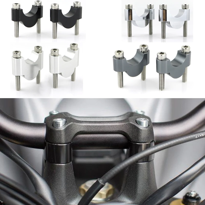 Мотоцикл 22 мм 7/8 &quotРуль жира бар крепление стояки CNC Заготовка для Honda XL1000V VTR1000F CBX
