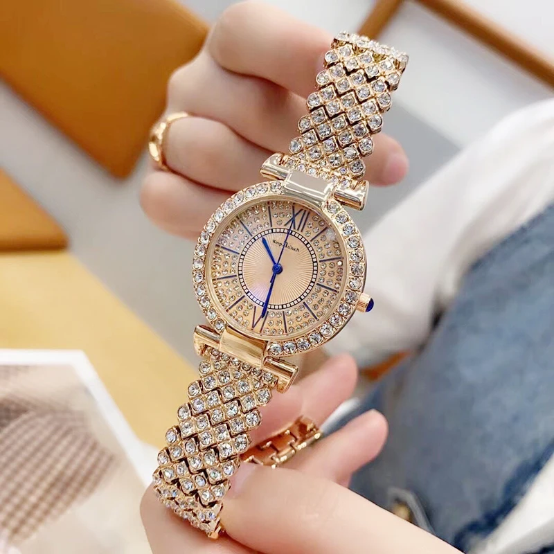 Women's Fashion Creative Watch Waterproof Wristwatches Quartz Luxury Diamond Dress Watches Women Bracelet 2021