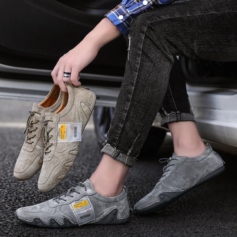 SIMUGOYA/Новинка кожаная мужская повседневная обувь удобная мягкая высокого