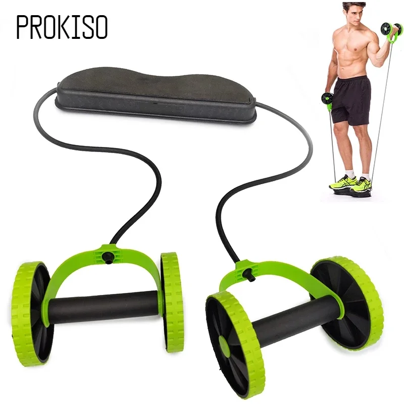 

Ролик AB Wheels, эластичный тренажер для мышц живота