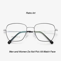 new arrival metal frame glasses full rim with spring hinges men and women style nearsighted spectacles
