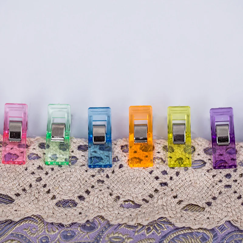 10 шт. разноцветные пластиковые зажимы для шитья | Дом и сад