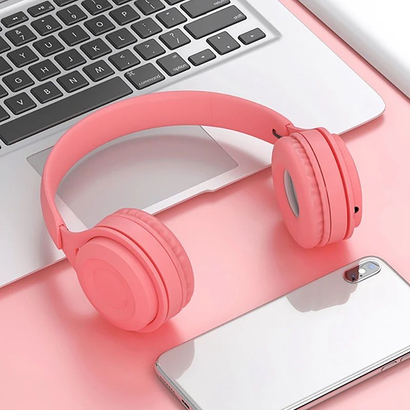 Y08 Bluetooth беспроводная Hi-Fi стерео гарнитура с микрофоном (розовый) | Электроника