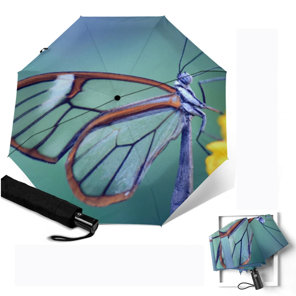 Зонт-бабочка модный дизайн под заказ зонты с цветочным рисунком 3 складки