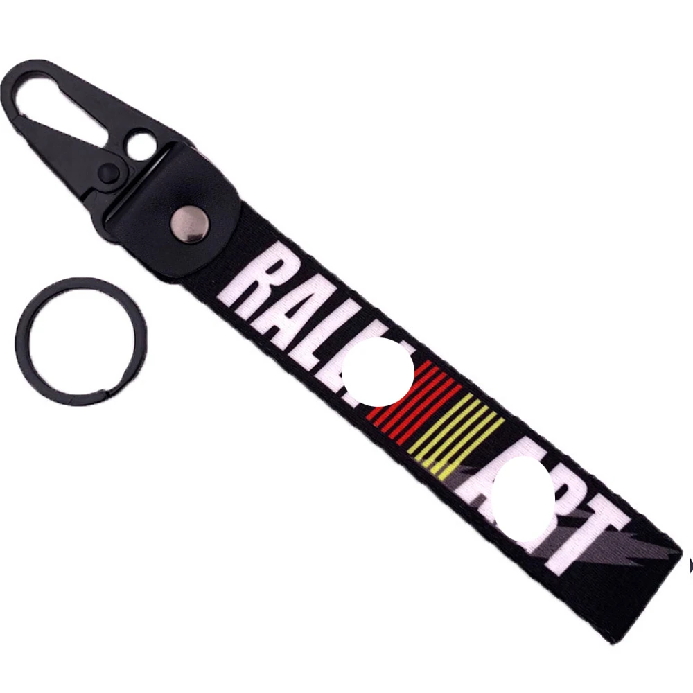 

JDM Racing Osaka Keychains Holder Key Chain Ring Keyring Keytag Accessories For Tein RALLART TAKATA VIA OHLINS