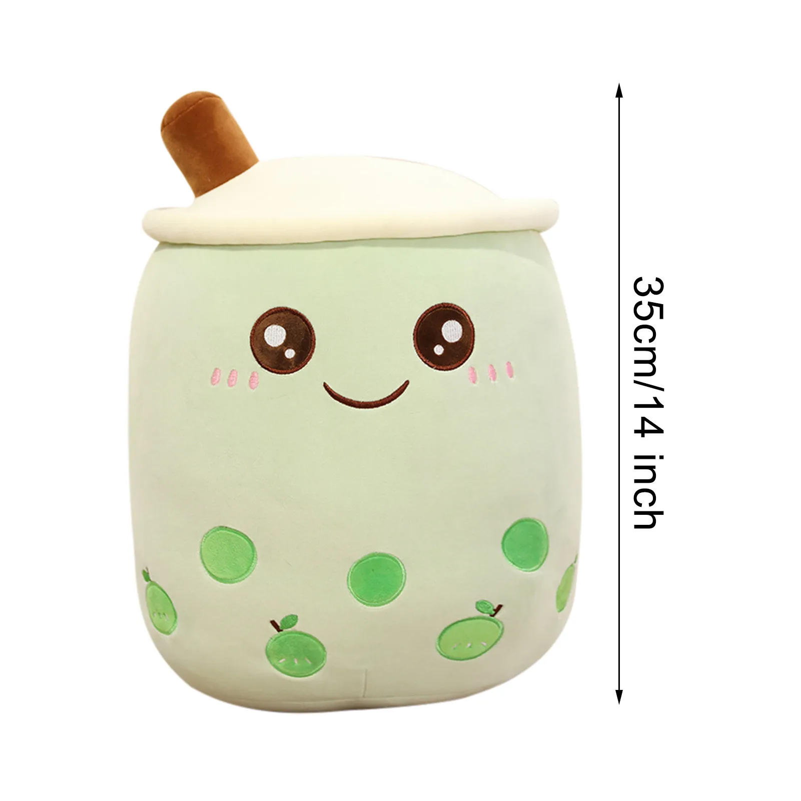 

24/35CM Cartoon Bubble Milk Tea Plush Toy Pillow Soft Food Milk Tea Cup Pillow Cushion Stuffed Doll Toy For Kids Birthday Gift