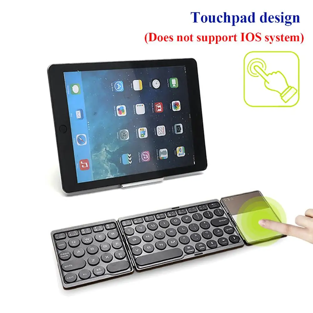 IBen портативная мини складная клавиатура Klavye для IOS/Android/Windows Bluetooth беспроводная