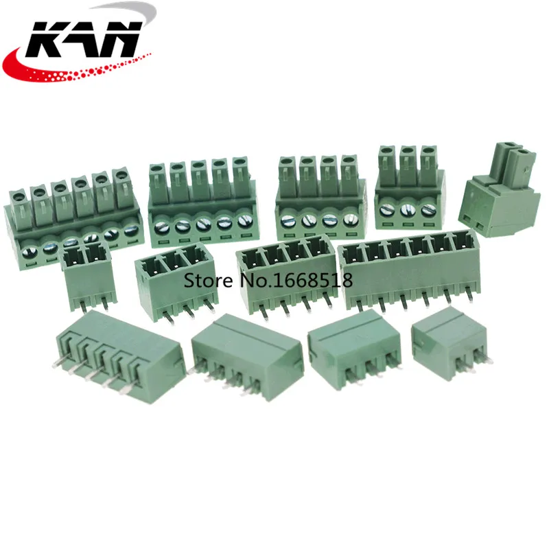 10 шт./набор 3 81 мм Шаг печатной платы Съемные клеммные колодки разъем