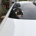 Забавные наклейки JuYou, внешние аксессуары, 3D черная такса, наклейка для ноутбука, для скейтборда