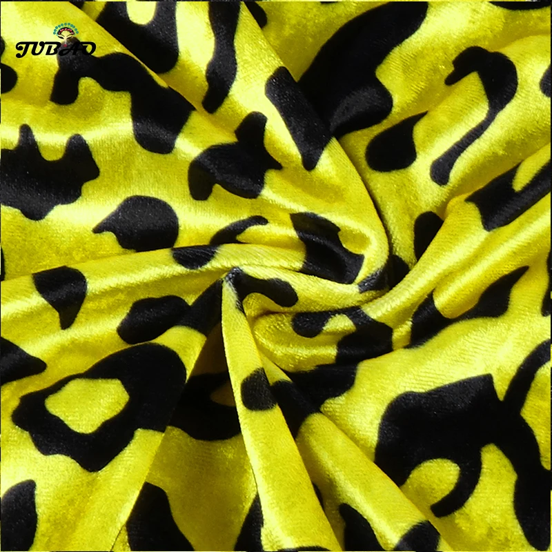 Leopard midi dress velvet long sleeve yellow turtleneck bodycon going out dinner for women office sexy elegant party club | Женская