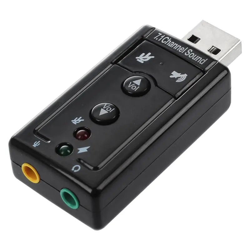 

7.1 Channel USB External Sound Card Audio Adapter