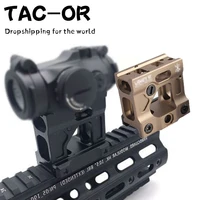 tactical cnc universal raise scope mount red dot sight riser base adapter for hunting airsoft t1 t 1 t2 t 2 target tr02