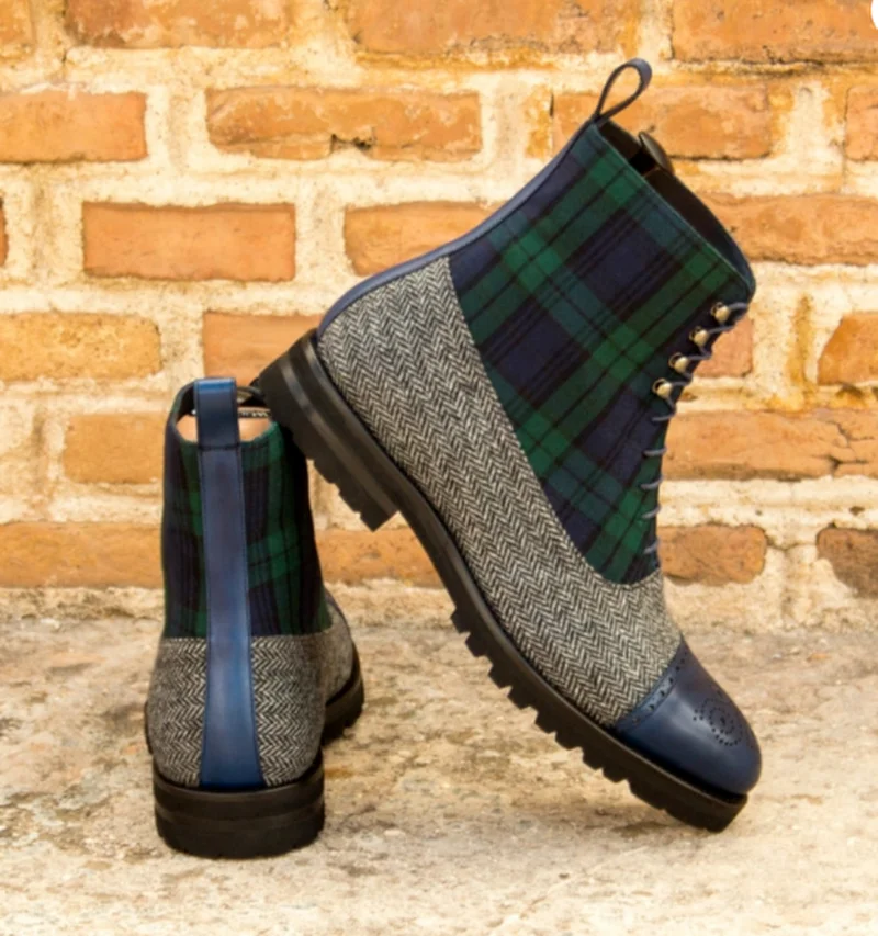 Новые модные мужские повседневные ботинки мартинсы из искусственной кожи в