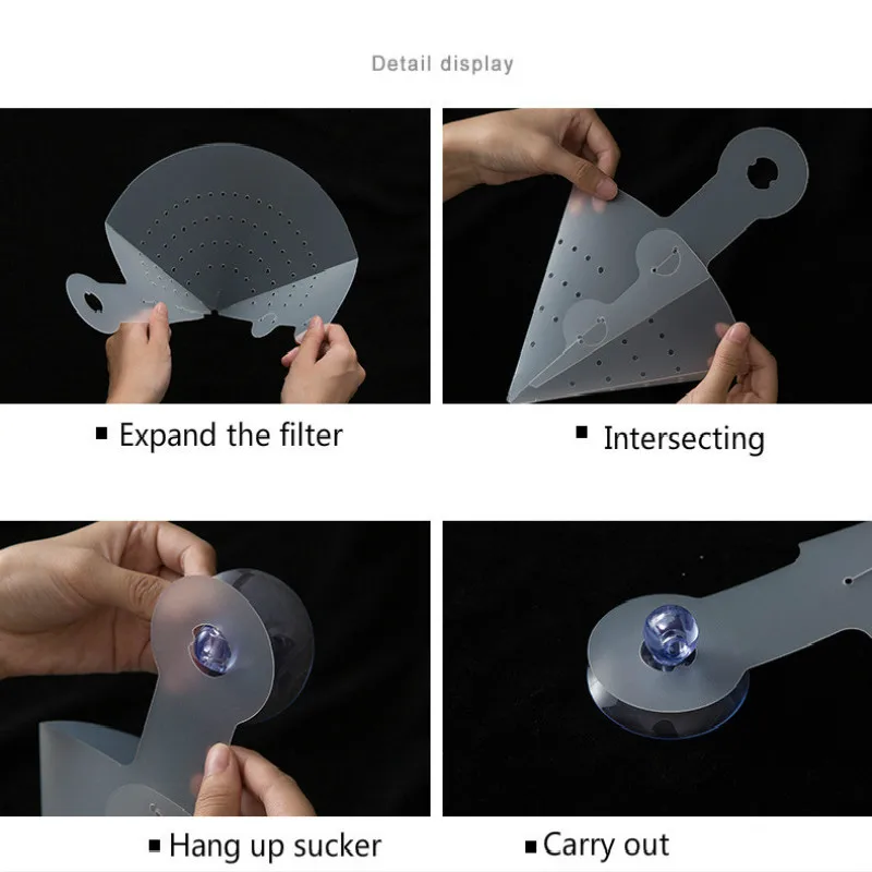 Кухонный складной фильтр для слива на присоске корзина овощей пищевые фильтры