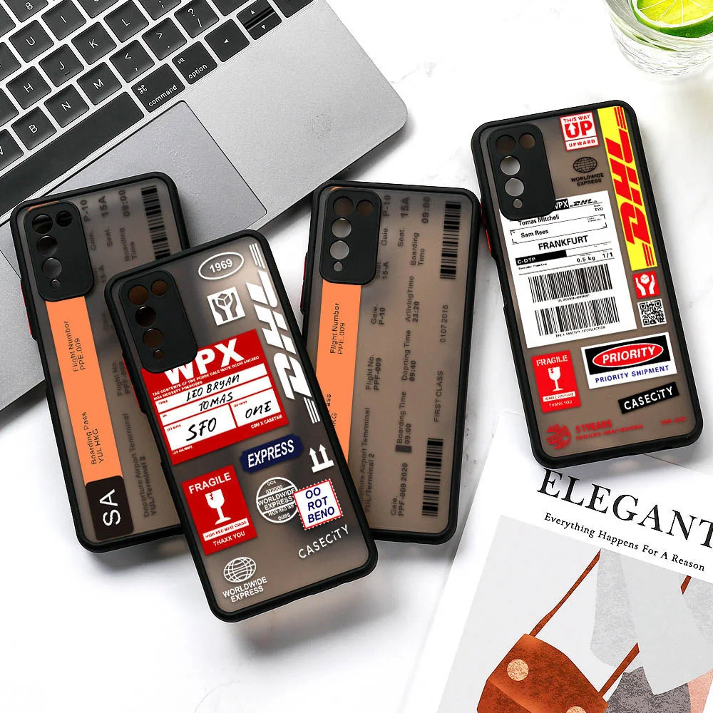 

Custodia SHACK 10X Lite per Honor 10i 20i 8X 9A 9X 50 SE custodie per telefoni trasparenti opache per Huawei P30 Lite P40 Pro Cl