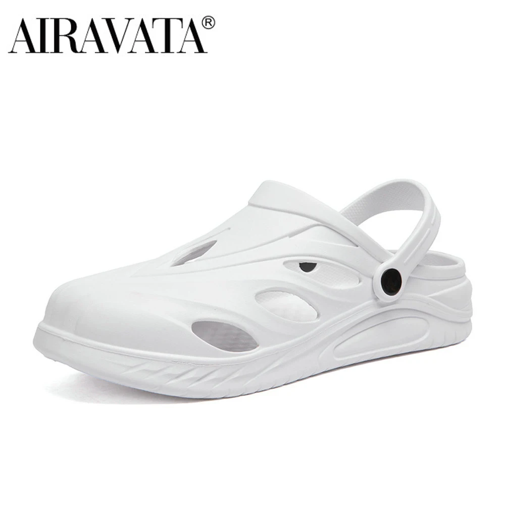 

Airavata Male Summer Beach Sandals Cave Shoes Wading Breathable Leisure Youth Trend Daily Flat Heel Comfortable Hollow Out