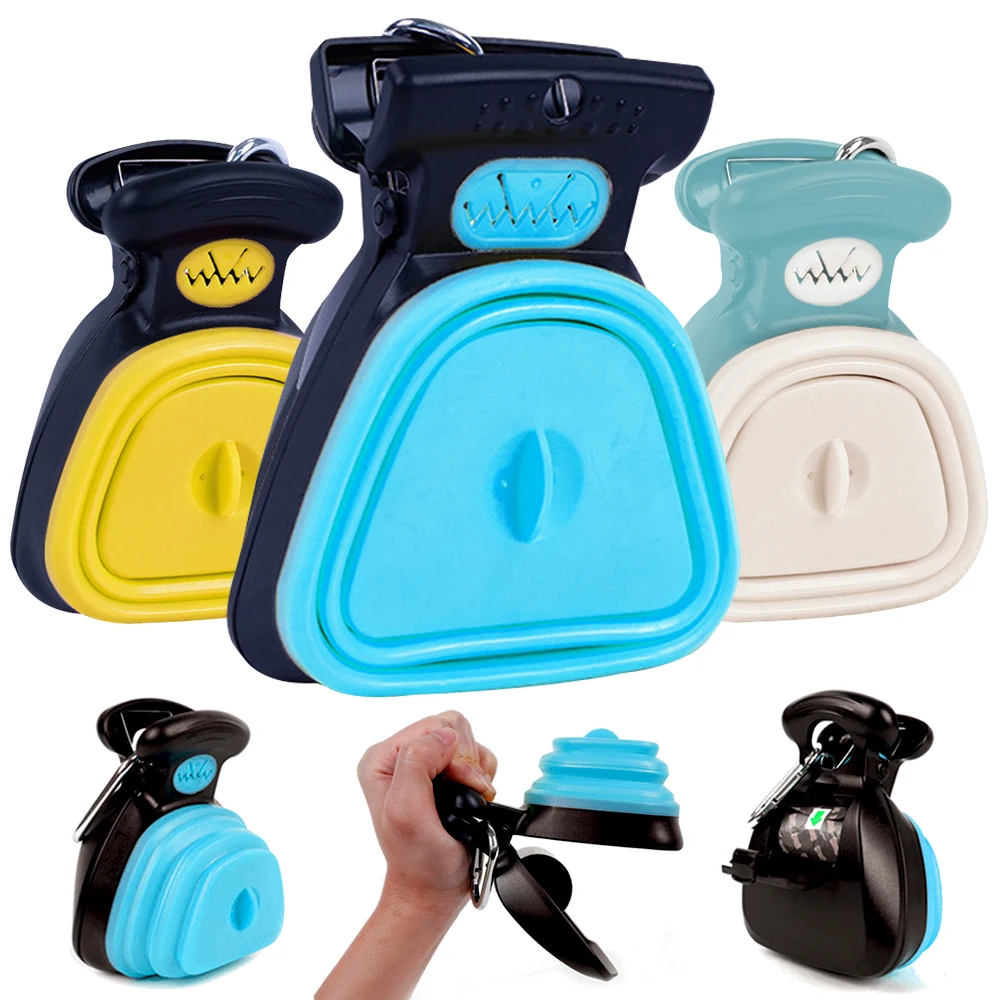 

Foldable Dog Pooper Scooper Pet Outdoor Travel Poop Scoop Dogs Cats Poop Bags Waste Clean Pick Up Excreta Cleaner