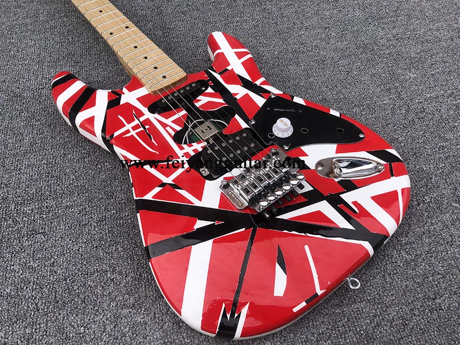 Новинка 2020 г. электрогитара Kram 5150 гитара Эдди Ван Хелена бесплатная доставка