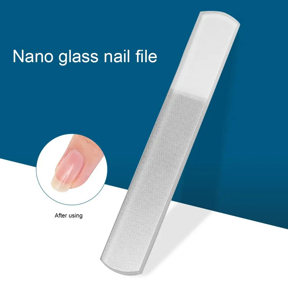 

Professional Tempered Glass Nail File Sanding Polishing Grinding Manicure Tool