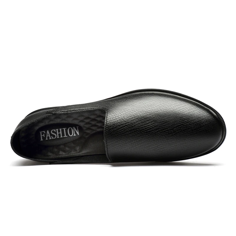 Мужские Водонепроницаемые мокасины из натуральной кожи мужские лоферы на