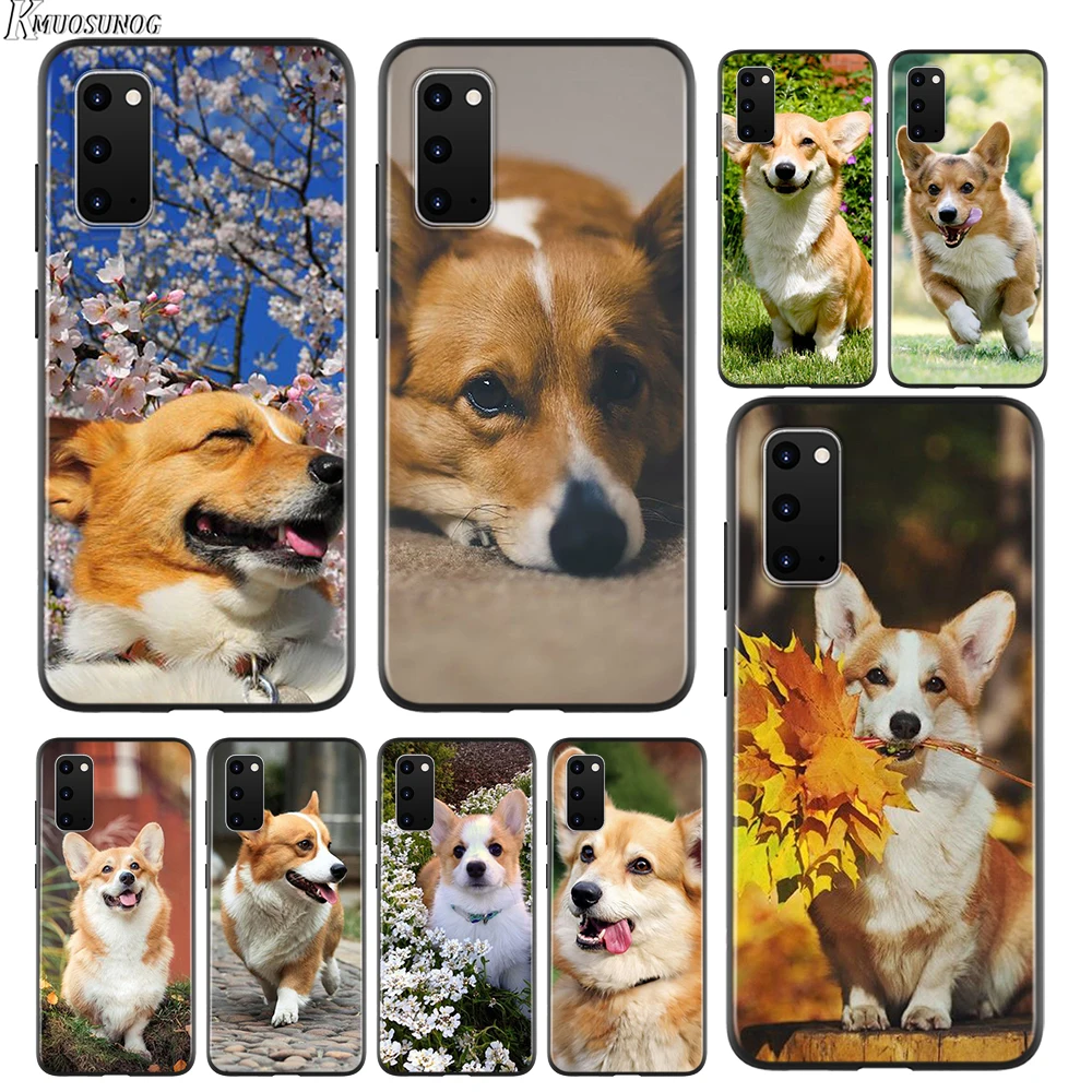 

Cute Corgi Dog For Samsung Galaxy A01 A11 A12 A22 A21S A31 A41 A42 A51 A71 A32 A52 A72 A02S Soft Phone Case