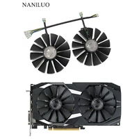 t129215sm dc12v 0 25amp graphics video card cooler fan for asus strix rx570 4g gaminggraphics card cooling fan