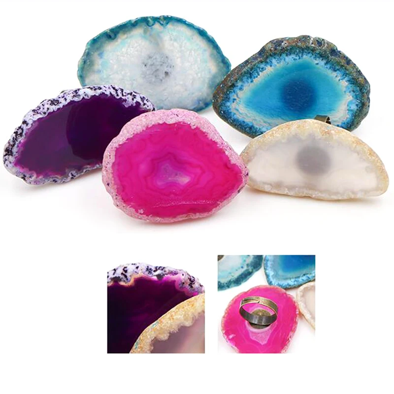 Камень цвет ногтей агат кольцо с палитрой Пномпень порошок кристалл нефрит УФ