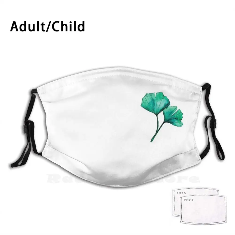 

Ginkgo - Nature Funny Print Reusable Pm2.1158 Filter Face Mask Ginkgo For Women For Men Children Child Kids Nature Wild Modern