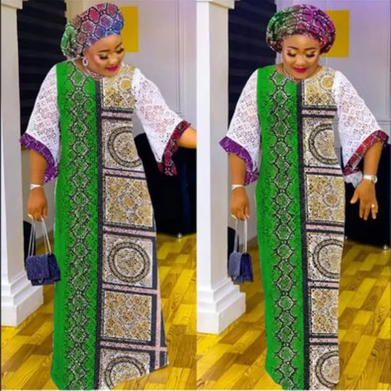 

2021 новые модные африканские платья для женщин модная классическая африканская женская одежда Дашики Свободное длинное платье с принтом св...