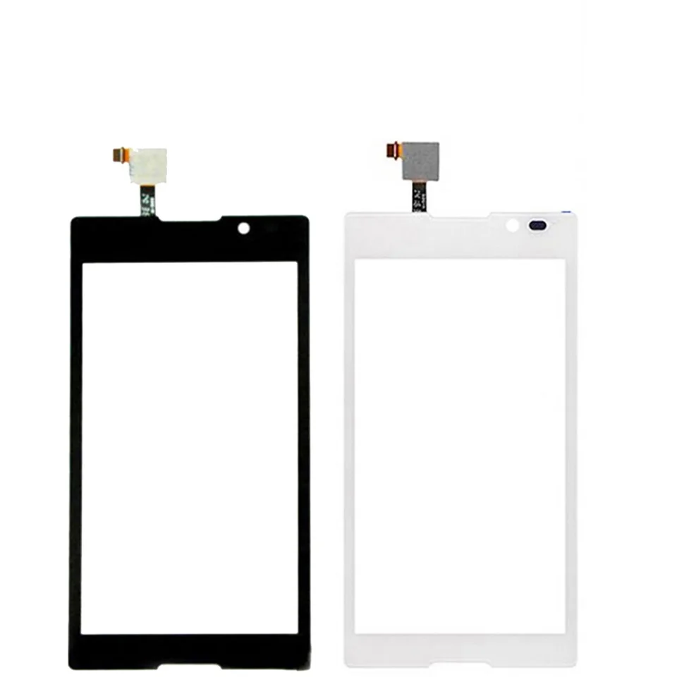 Сенсорный экран для sony Xperia C S39H C2304 C2305 Сенсорная панель передний чехол стеклянных