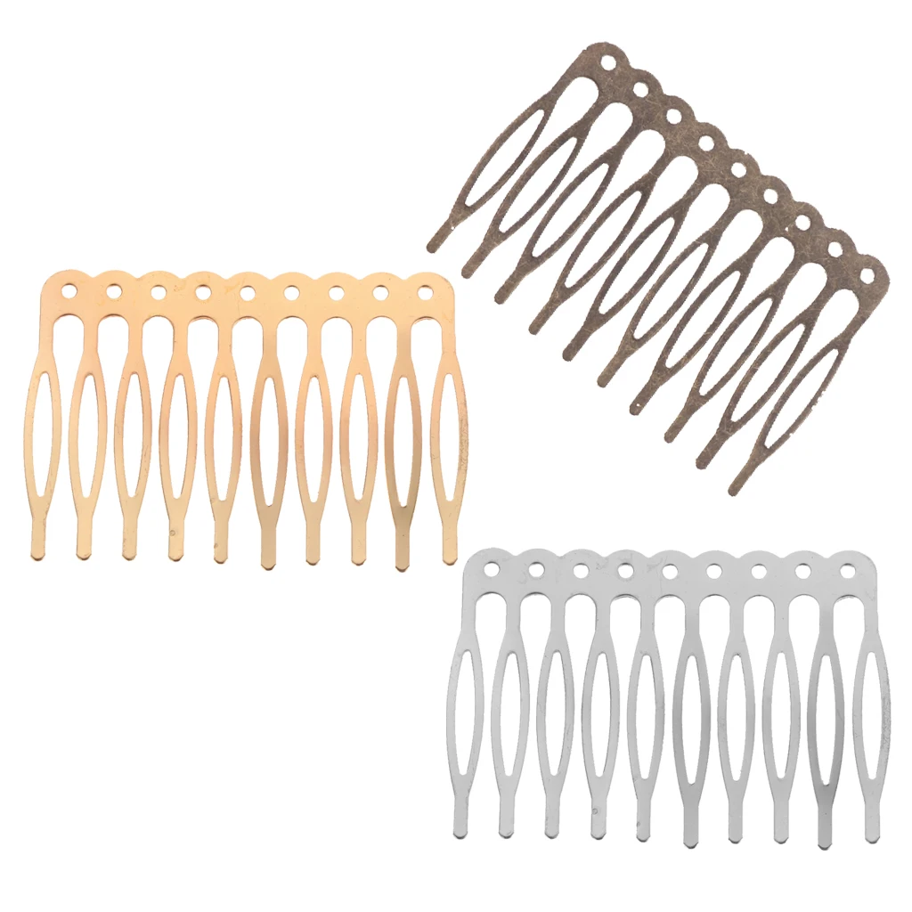 

30pcs Bulk 5/10 Teeth Side Hair Comb Jewelry Findings DIY Supplies Crafts