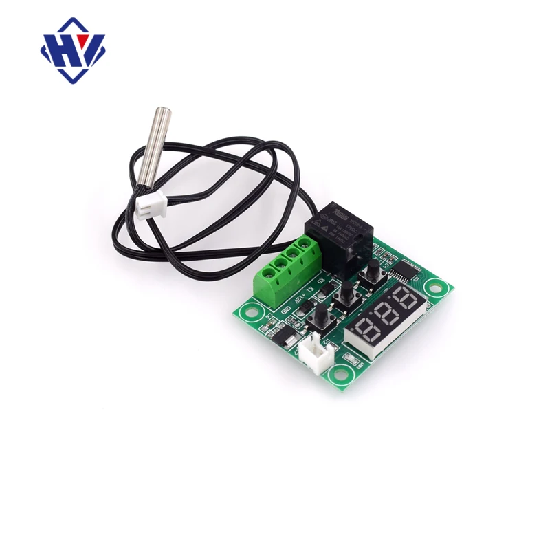 

W1209 Digital Display DC 12V LED Thermostat High Precision Controller Module Temperature Control Switch Miniature Board XH-W1209