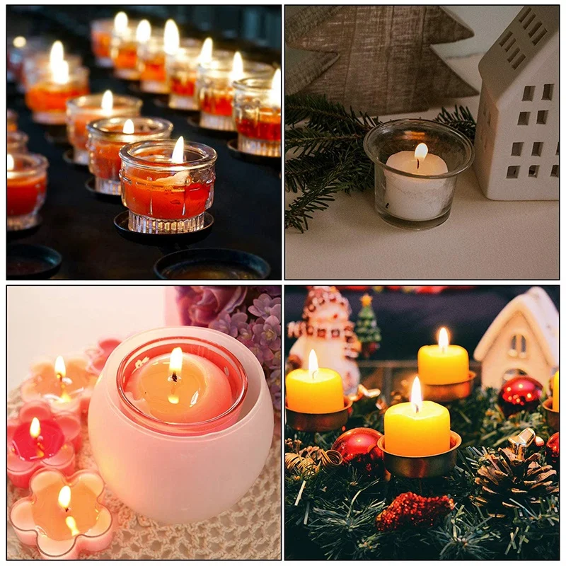 

1000 Pieces of Candle Wick Stickers 2mm Wax Stickers Candle Wick Hot Wax Double-Sided Stickers for Candle Making