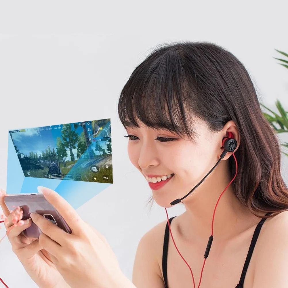 

T10/T16 Universal In-Ear Wired Noise Reduction Bass Gaming Earphone with Mic