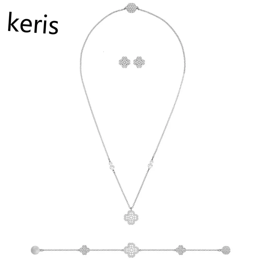 Новинка 2019 Изысканный Простой милый жемчуг романтичный цветок Модный женский