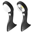 Светильник с монолитным блоком светодиодов на солнечной батарее 655AB, лампа с инфракрасным датчиком движения, современная уличная настенная декоративная лампа