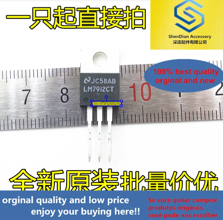 

Оригинальный Новый Трехконтактный чип LM7912CT TO-220 транзистор стабилизатора напряжения, 5 шт.
