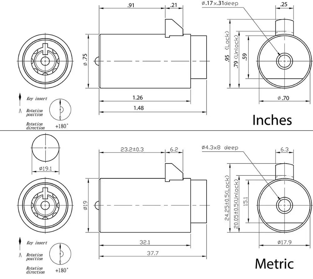 Цилиндр с замком для торгового автомата цилиндрический цилиндр кофейного