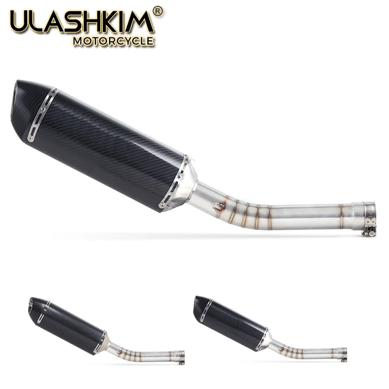 Глушитель выхлопной трубы мотоцикла средний передний Lik Slip On для Yamaha YZF 600 YZF-R6 R6 1998